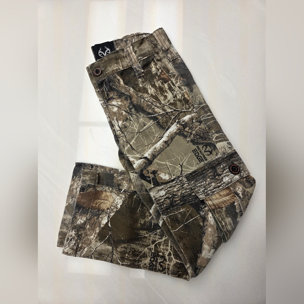 Realtree Camouflage Kids Cargo Pants